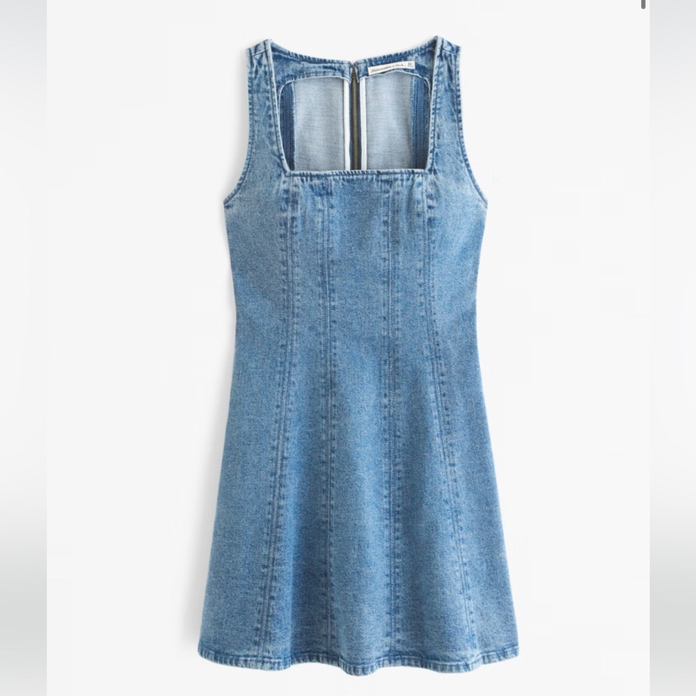 Abercrombie & Fitch Blue Denim Mini Dress